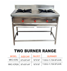 Double Burner Range