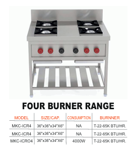 Four Burner Range