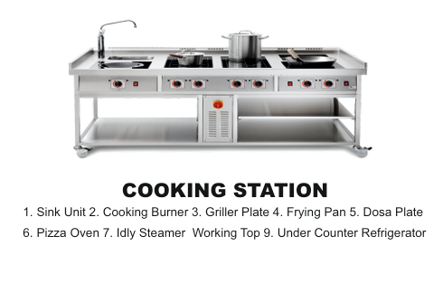Commercial Cooking Station