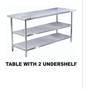 Table with 2 Undershelf